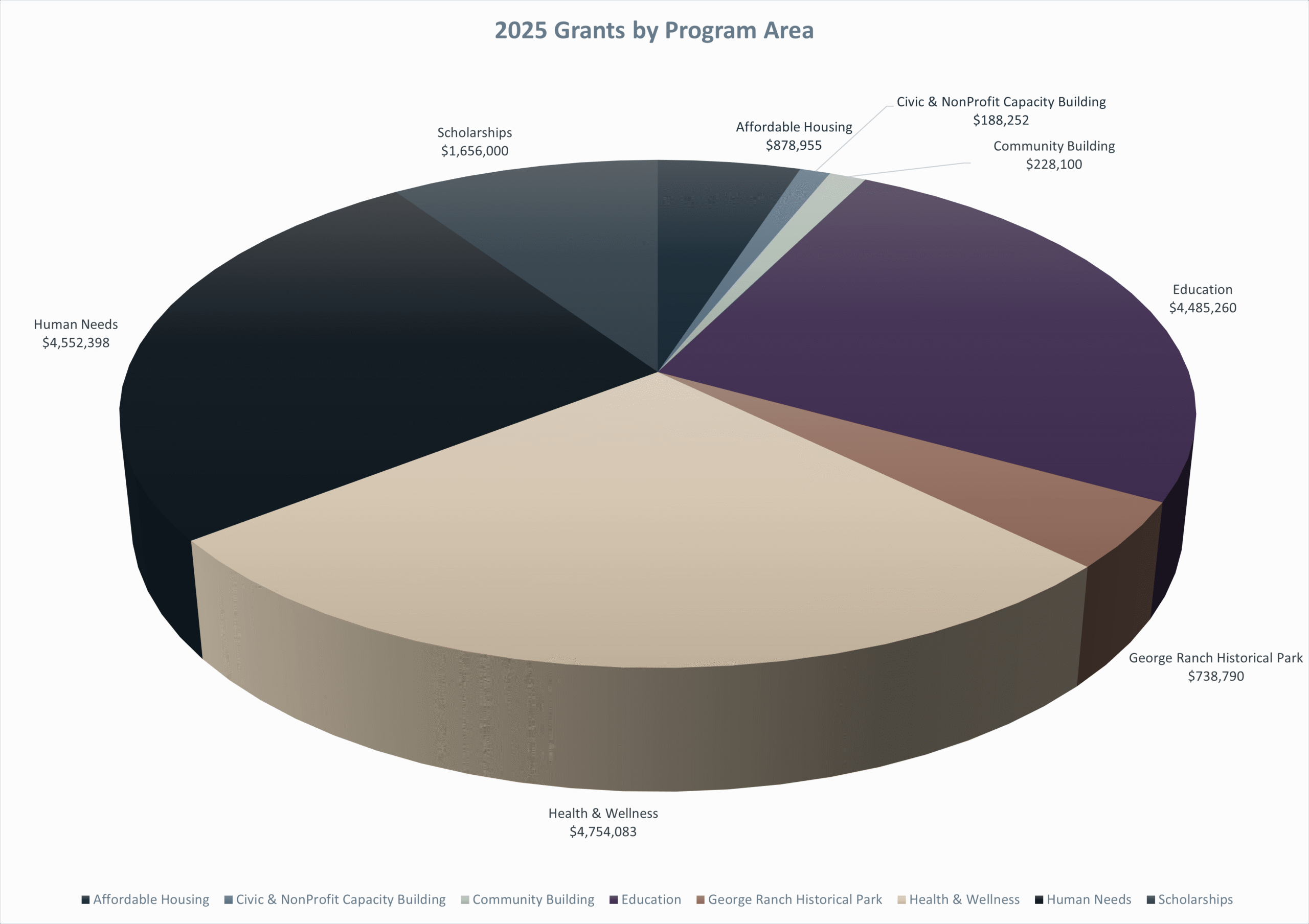 2025 Grants By Program Area