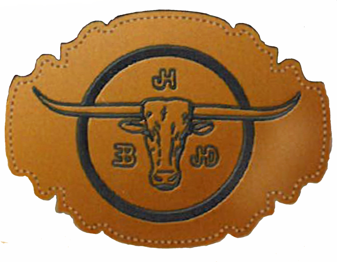 GR leather logo